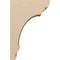 Ekena Millwork 8"W x 16"D x 24"H Classic Hughes Rough Cedar Woodgrain TimberThane Corbel, Primed Tan CORUR08X16X24HUGRCPR - alternate 3